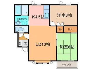 ヴェルデ13【1階】の間取り