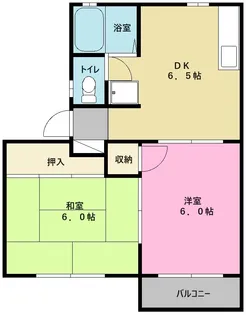 メゾネットアトラス【2階】の間取り
