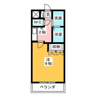 メゾン・ゼラニューム【1階】の間取り