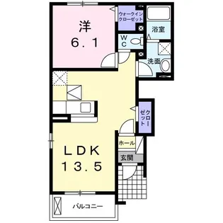 ルミエール マサキ【1階】の間取り