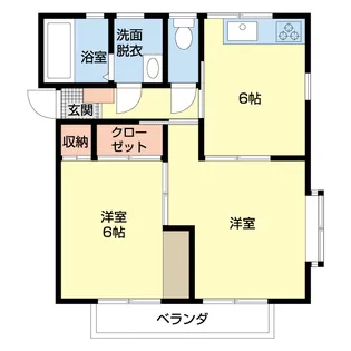 ガーデンハウスワン【2階】の間取り