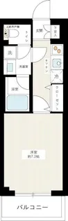 ARCOBALENO OSHIAGE EAST【5階】の間取り