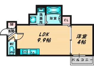 GoodLife 小阪本町【2階】の間取り