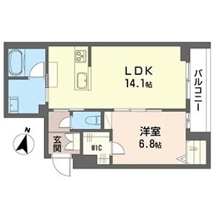ジャカランダ【1階】の間取り