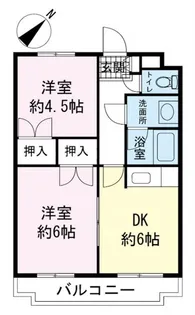 山之井プラザ【3階】の間取り