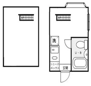 プラザUSA菊名【2階】の間取り