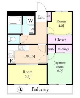 グランドール国分寺【3階】の間取り