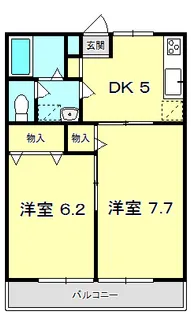 リトルハウス【1階】の間取り