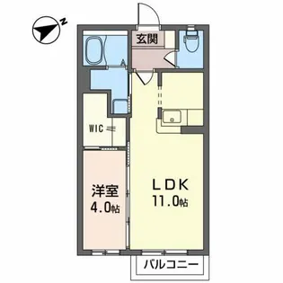 ソレアード【2階】の間取り