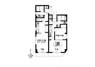 ラ・ジョイア【1階】の間取り