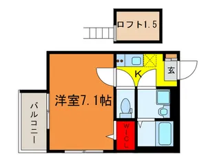 サンプレッソ西川口【3階】の間取り