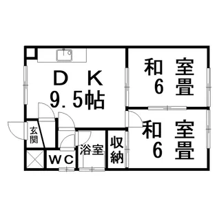 長沢マンション(興津)【1階】の間取り