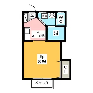 ホワイトスター【2階】の間取り
