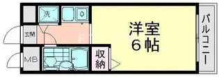 サンパレスマキ前原【2階】の間取り