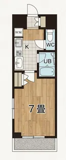 ラナップスクエア同心II【9階】の間取り