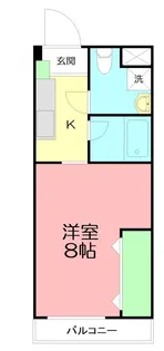 インペリアル寿町マンション【1階】の間取り