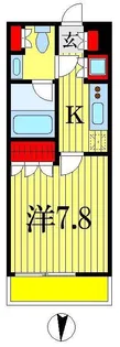 ヒューリックレジデンス千葉中央【3階】の間取り