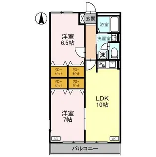 レイナハイム【1階】の間取り