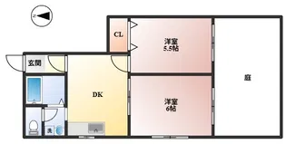 キャロル北桜塚【1階】の間取り