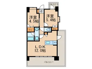 サンビーム博多駅南【7階】の間取り