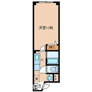 カサ・デ・ソル【1階】の間取り