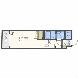 東洋ハイツA棟【4階】の間取り