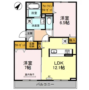 ルーチェ 203【2階】の間取り