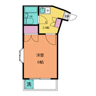 カナコーポ【1階】の間取り