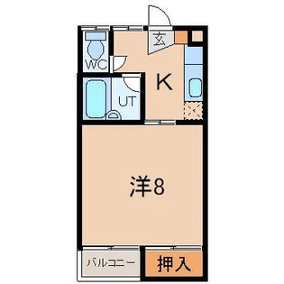 アイビーハウスB【1階】の間取り