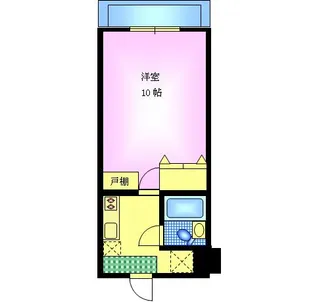 ロイヤルコーポ駅南【4階】の間取り