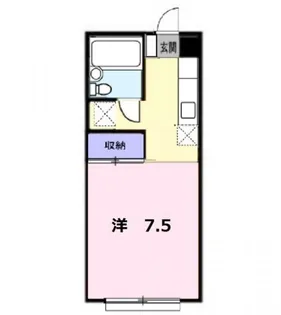 福島県郡山市島2【アパート】の間取り