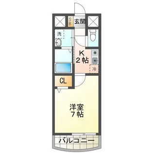 サンピセス【4階】の間取り