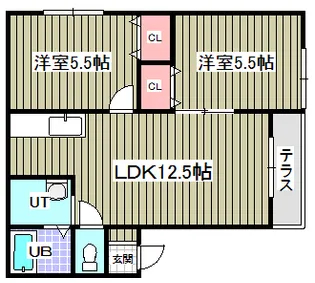 NC壱番館【2階】の間取り