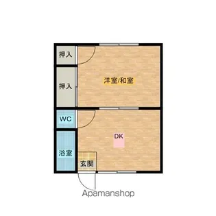 平野コーポ【1階】の間取り