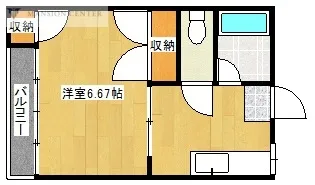 コーポ・ガーベラ【2階】の間取り