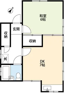 コーポ山崎【1階】の間取り