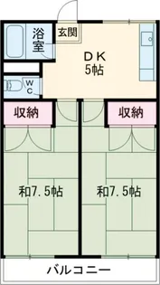 学園ハイムI【2階】の間取り