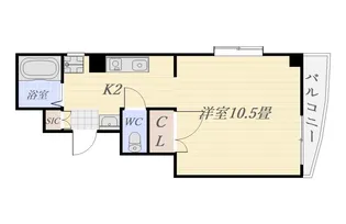 アークヒル西鹿児島【2階】の間取り
