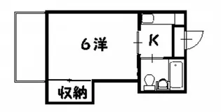 ライブコープ大州【4階】の間取り