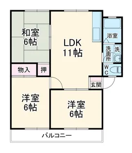 TAPサンハイツABC A【2階】の間取り
