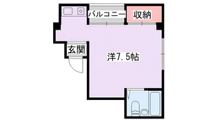 鰺坂マンション【2階】の間取り
