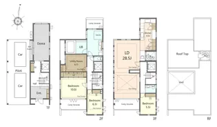 神奈川県三浦郡葉山町堀内【一戸建】の間取り