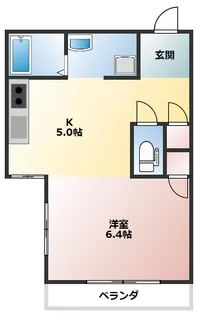 キャンパスcity丸山【1階】の間取り