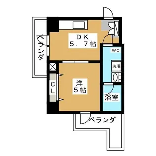 東京都江東区亀戸7【マンション】の間取り