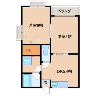 Pal富山【1階】の間取り