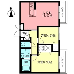 ディアコート【3階】の間取り