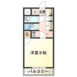 シャンテシノハラII【3階】の間取り