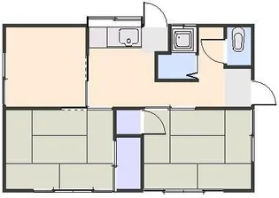 塚越アパート【1階】の間取り