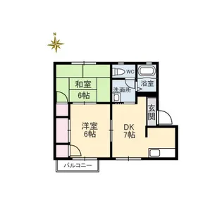 パルティールN【2階】の間取り