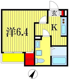 HALE KAI(ハレカイ)【1階】の間取り